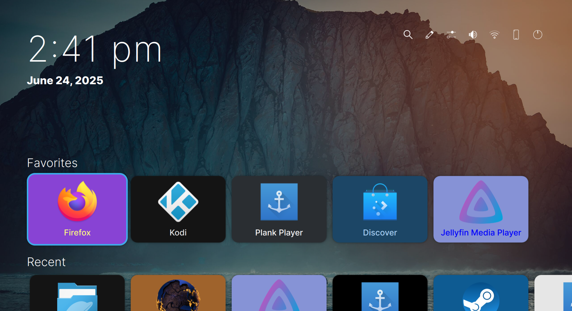neon-user-bigscreen-20260621-0633.iso screenshot 1