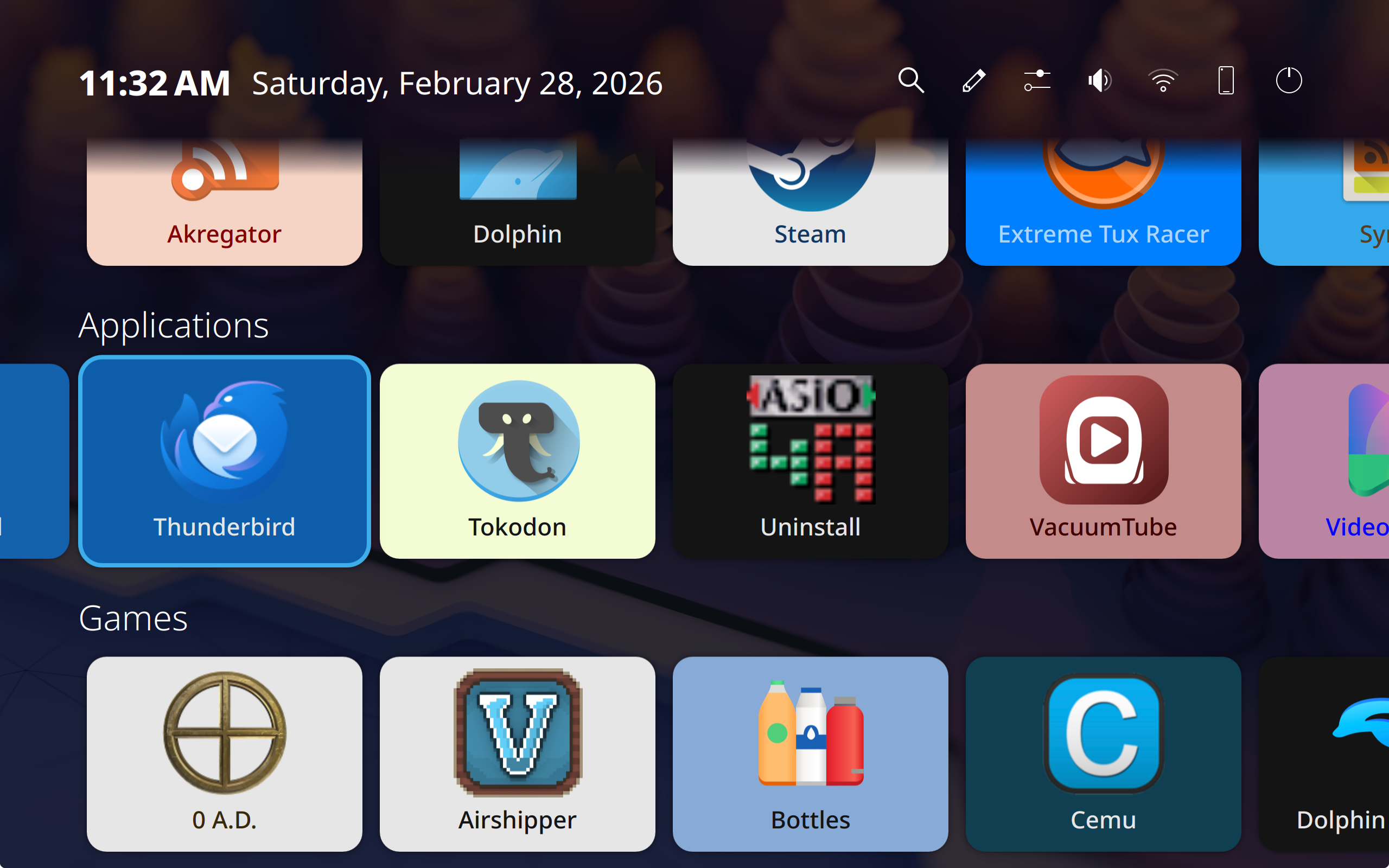 neon-user-bigscreen-20260621-0633.iso screenshot 2