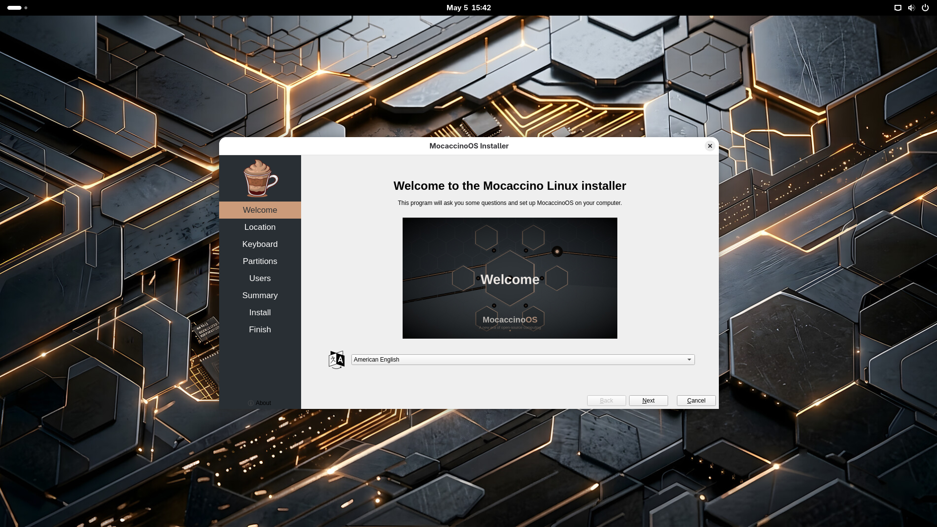 MocaccinoOS-GNOME-0.20260505.iso screenshot 2