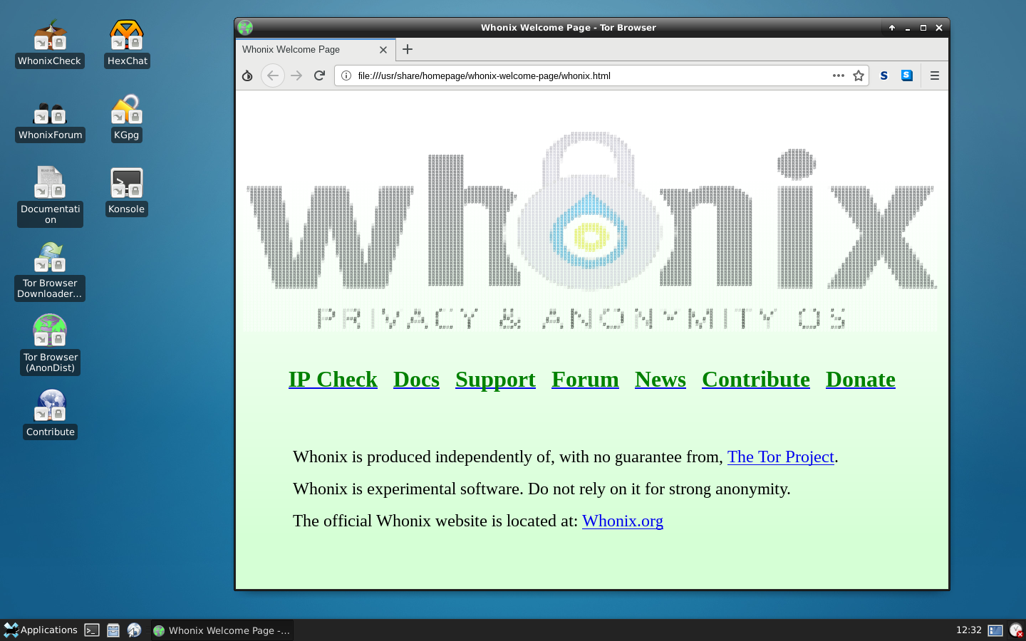 Whonix-Xfce-17.3.9.9.Intel_AMD64.ova screenshot 1