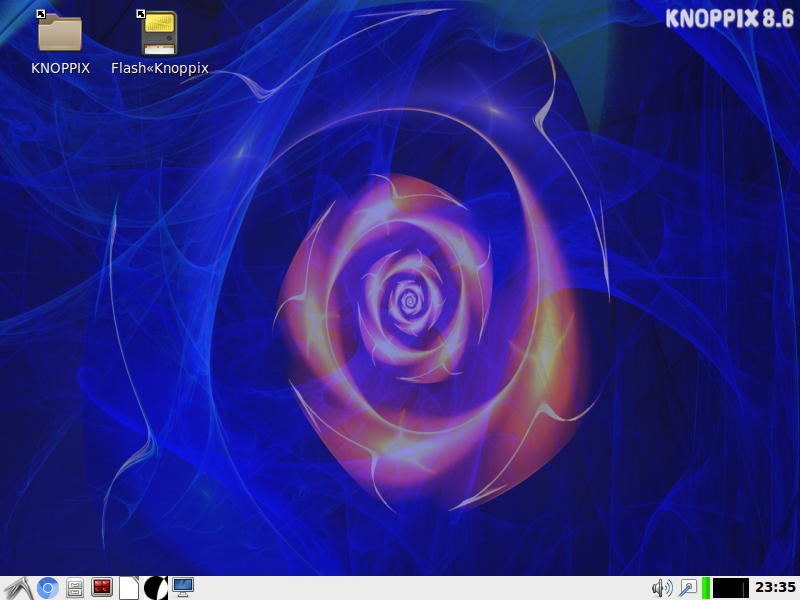 KNOPPIX_V8.6.1-2019-10-14-EN.iso screenshot 1