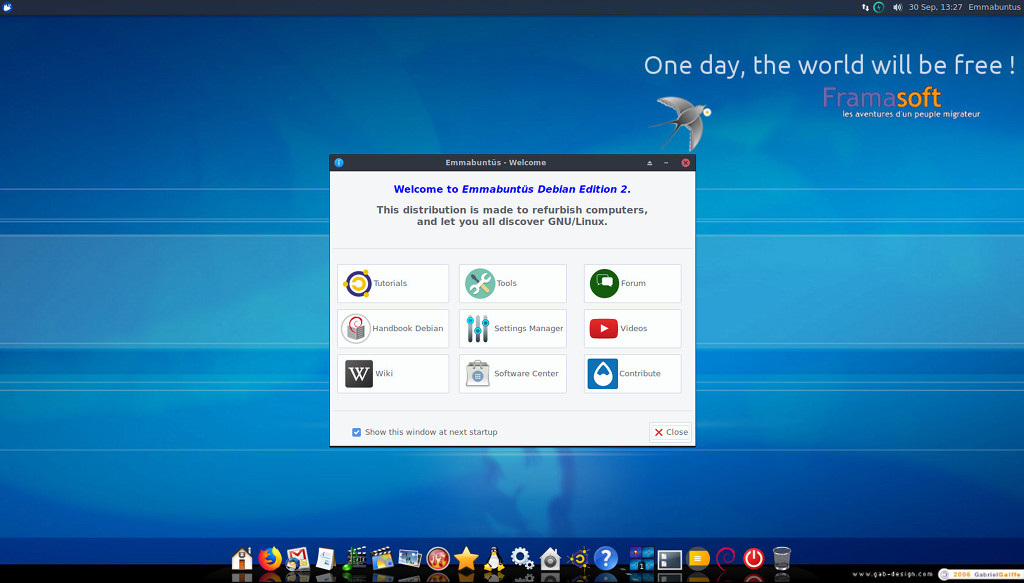 Emmabuntus DE2 1.03 X86 64 screenshot 1
