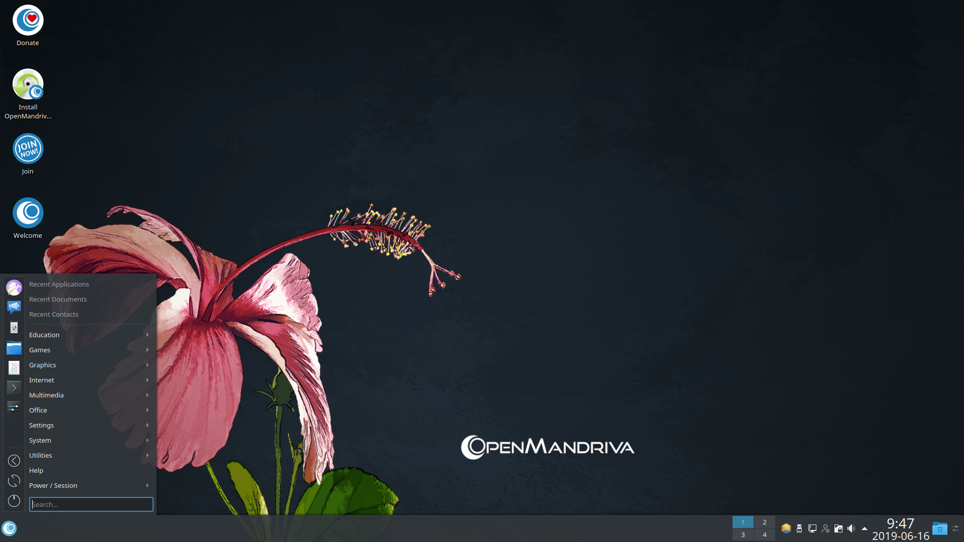 OpenMandrivaLx.4.1-beta-plasma.x86_64.iso screenshot 1