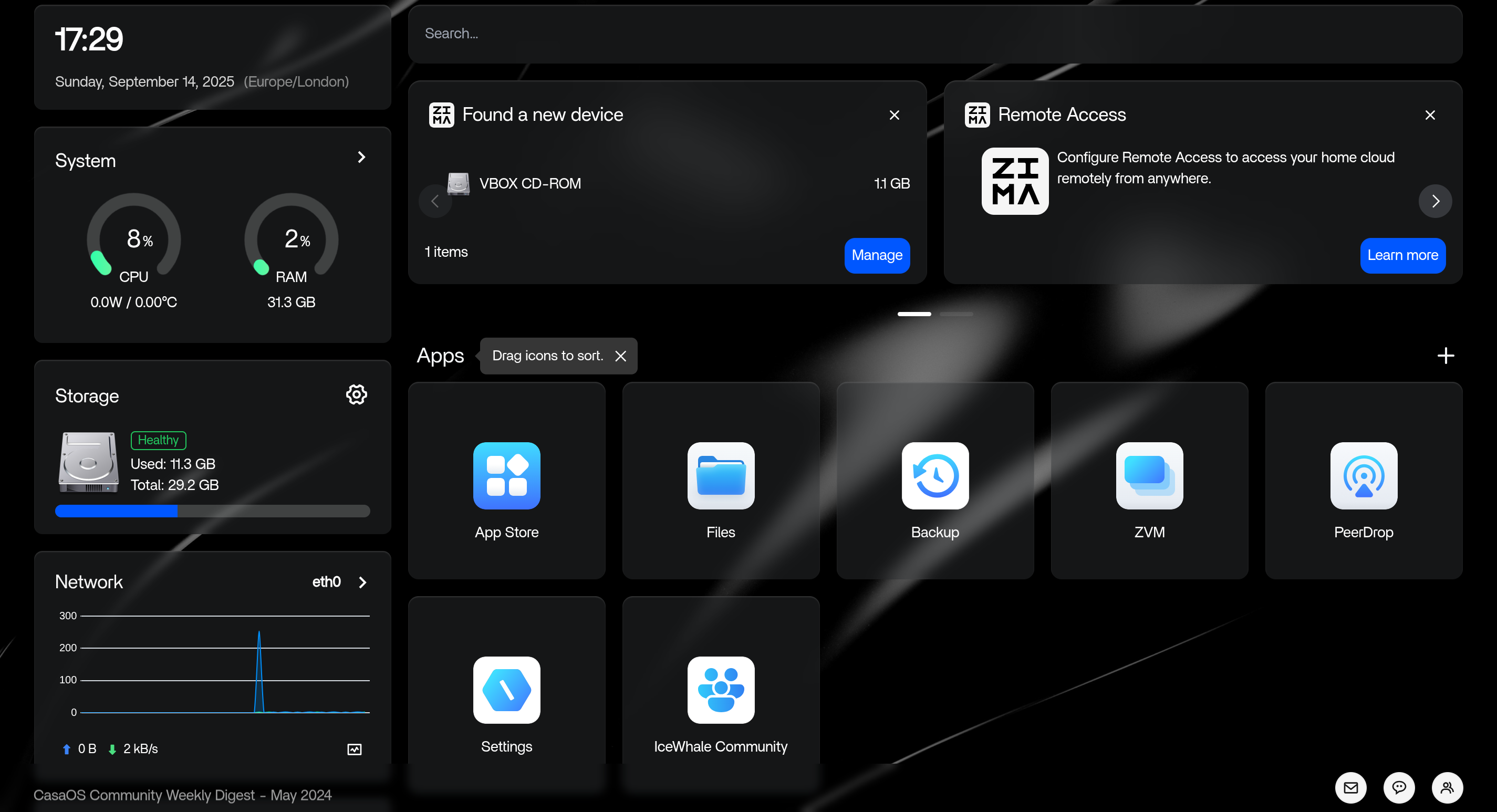 zimaos-x86_64-1.6.0-beta2_installer.img screenshot 1