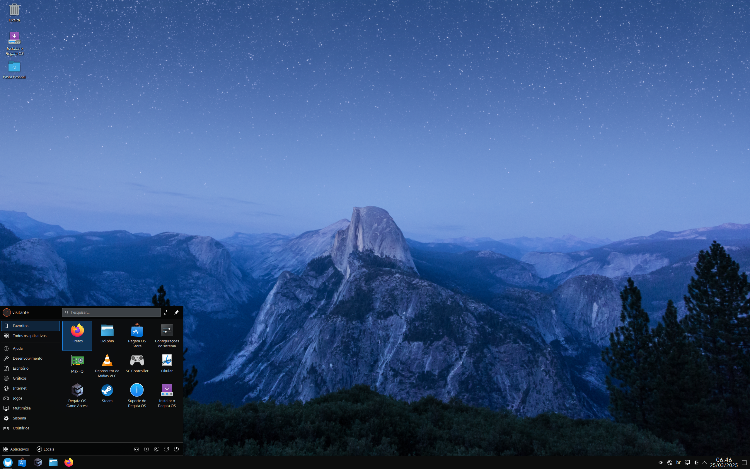 Regata_OS_25_pt-BR.x86_64-25.0.5.iso screenshot 1