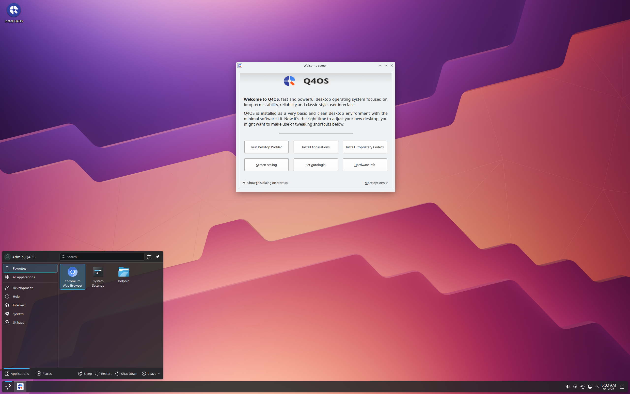 q4os-6.2-x64-instcd.r2.iso screenshot 1