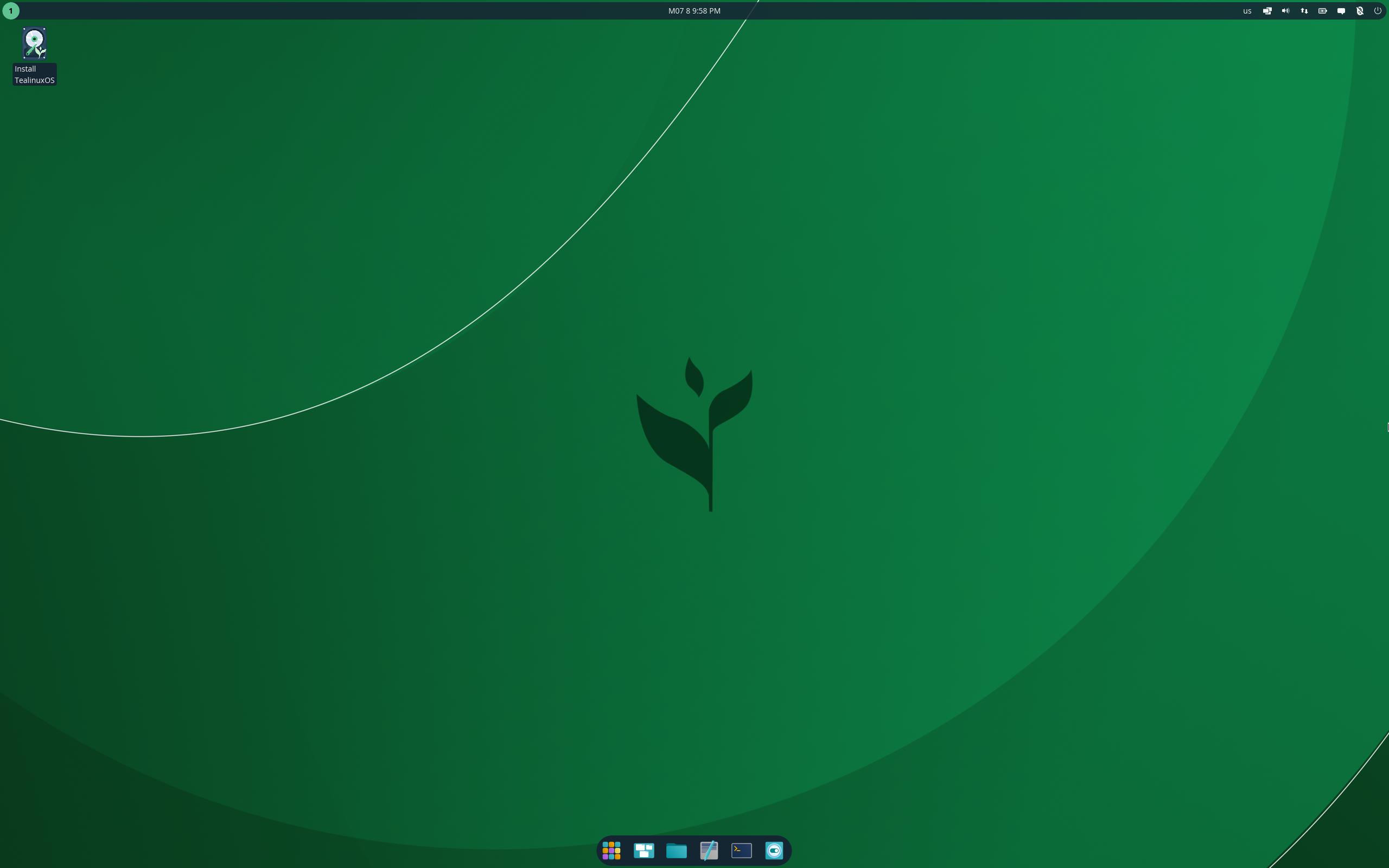 tealinux-celia-cosmic-2025.09.17-x86_64.iso screenshot 1