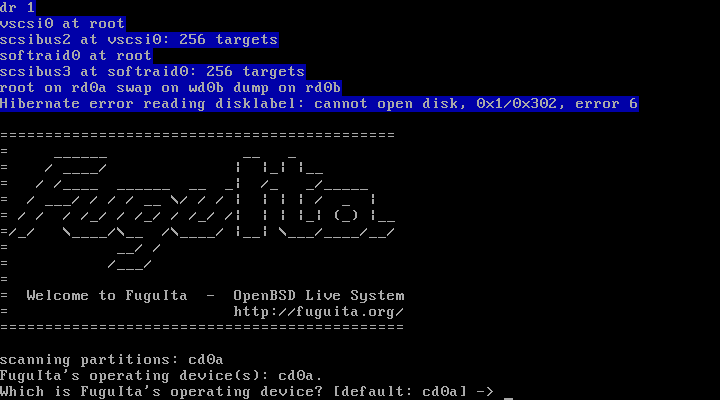 FuguIta-6.6-amd64-201911021.iso.gz screenshot 2