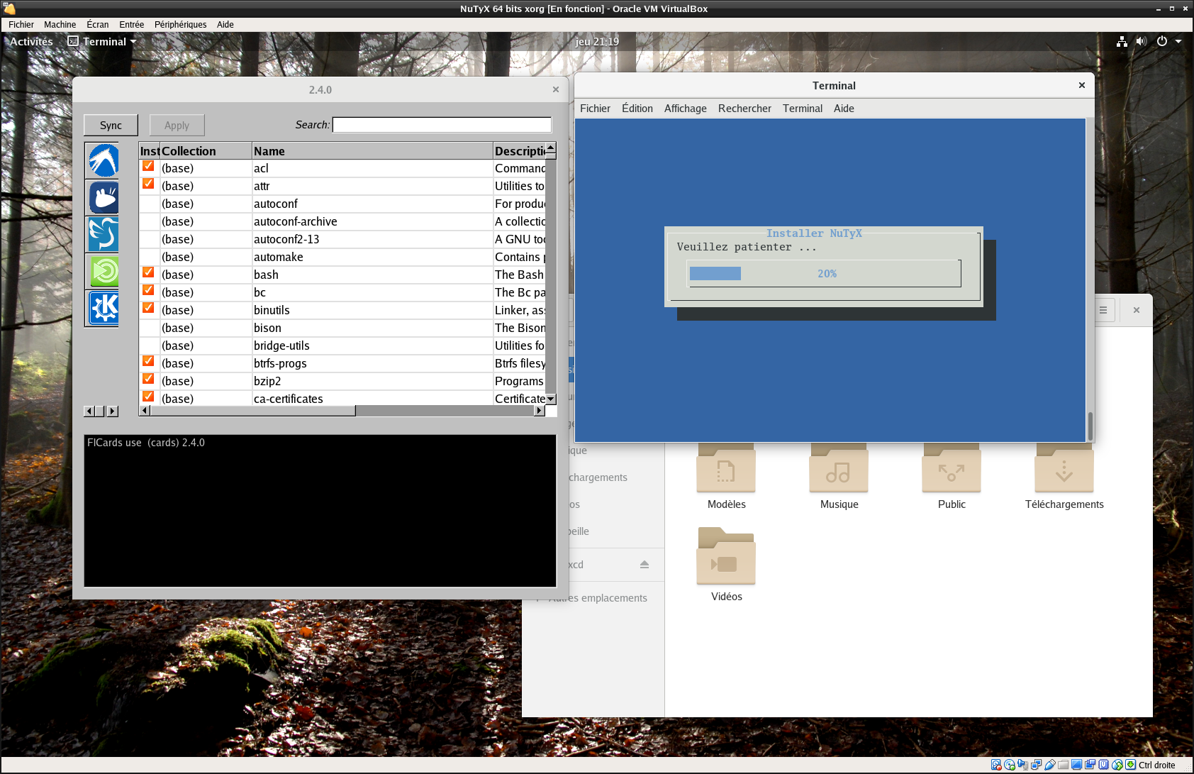 NuTyX_x86_64-10.0-GNOME.iso screenshot 1