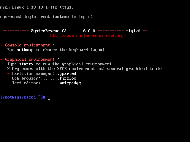 systemrescuecd-6.0.5.iso screenshot 2