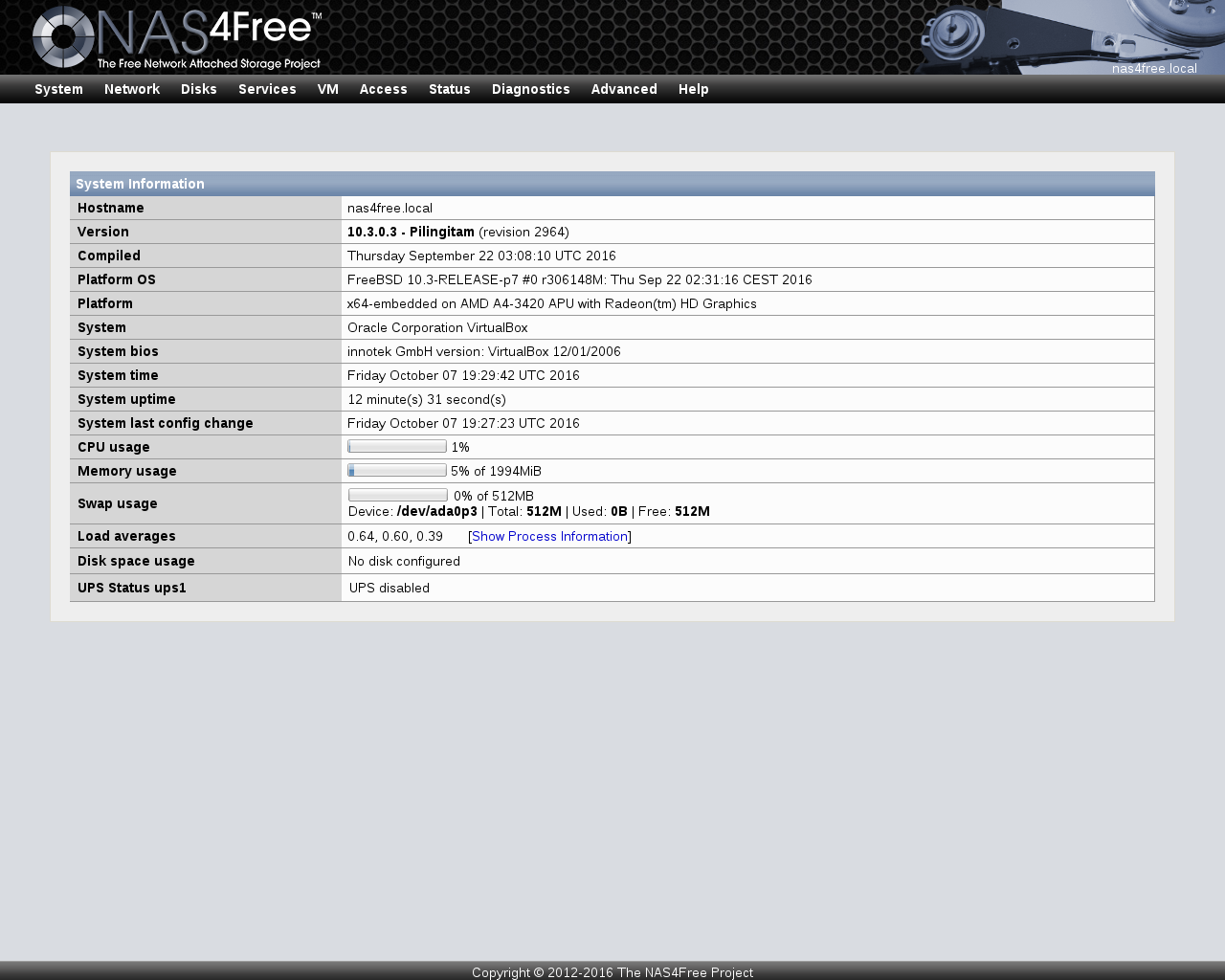 XigmaNAS-x64-LiveUSB-MBR-11.3.0.4.7014.img.gz screenshot 1