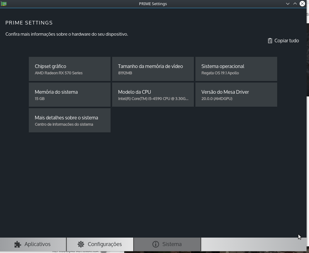 regataOS 19.1.45 screenshot 3