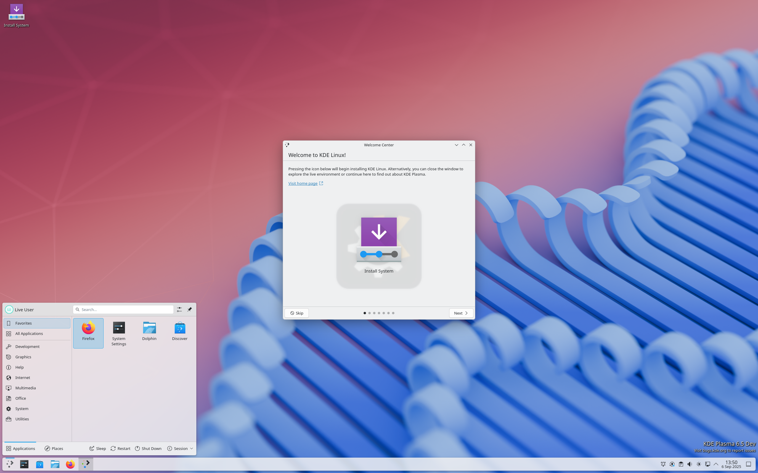 neon-testing-20250916-0032.iso screenshot 1