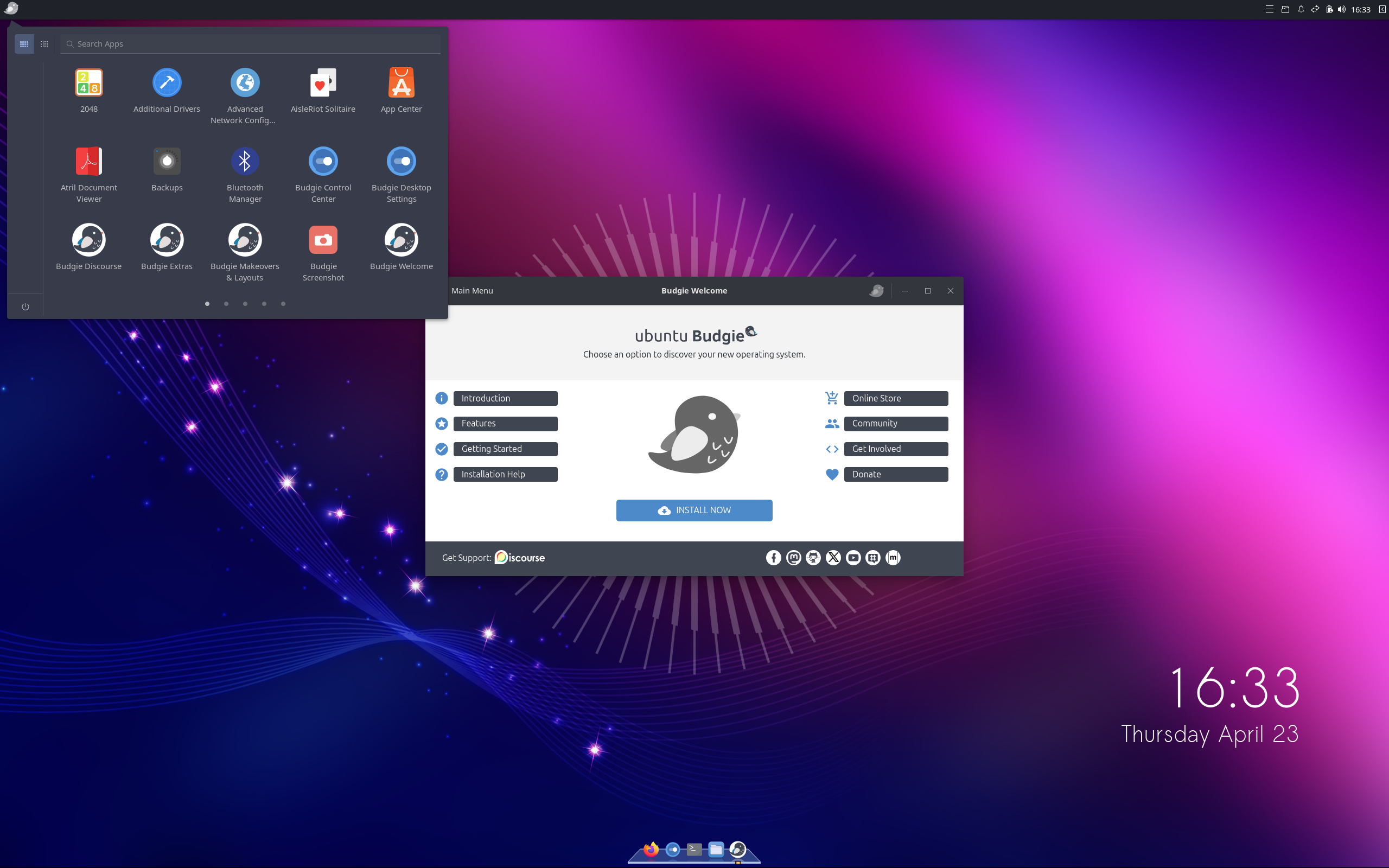 ubuntu-budgie-26.10-snapshot1-desktop-amd64.iso screenshot 1