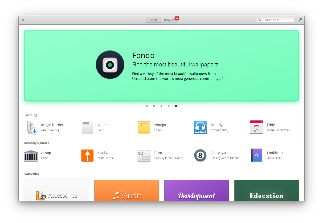 elementaryos-5.1-stable.20200204.iso screenshot 2