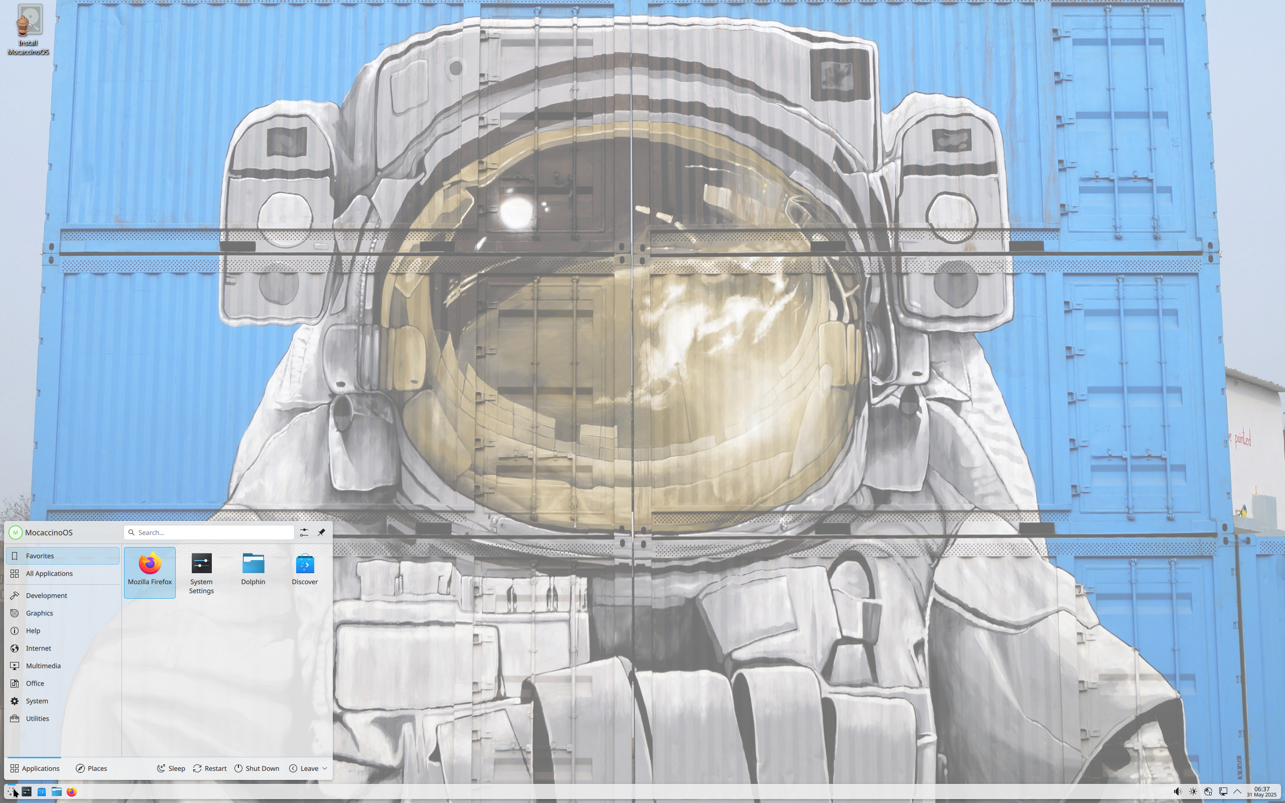 MocaccinoOS-XFCE-0.20251215.iso.tar.xz screenshot 1