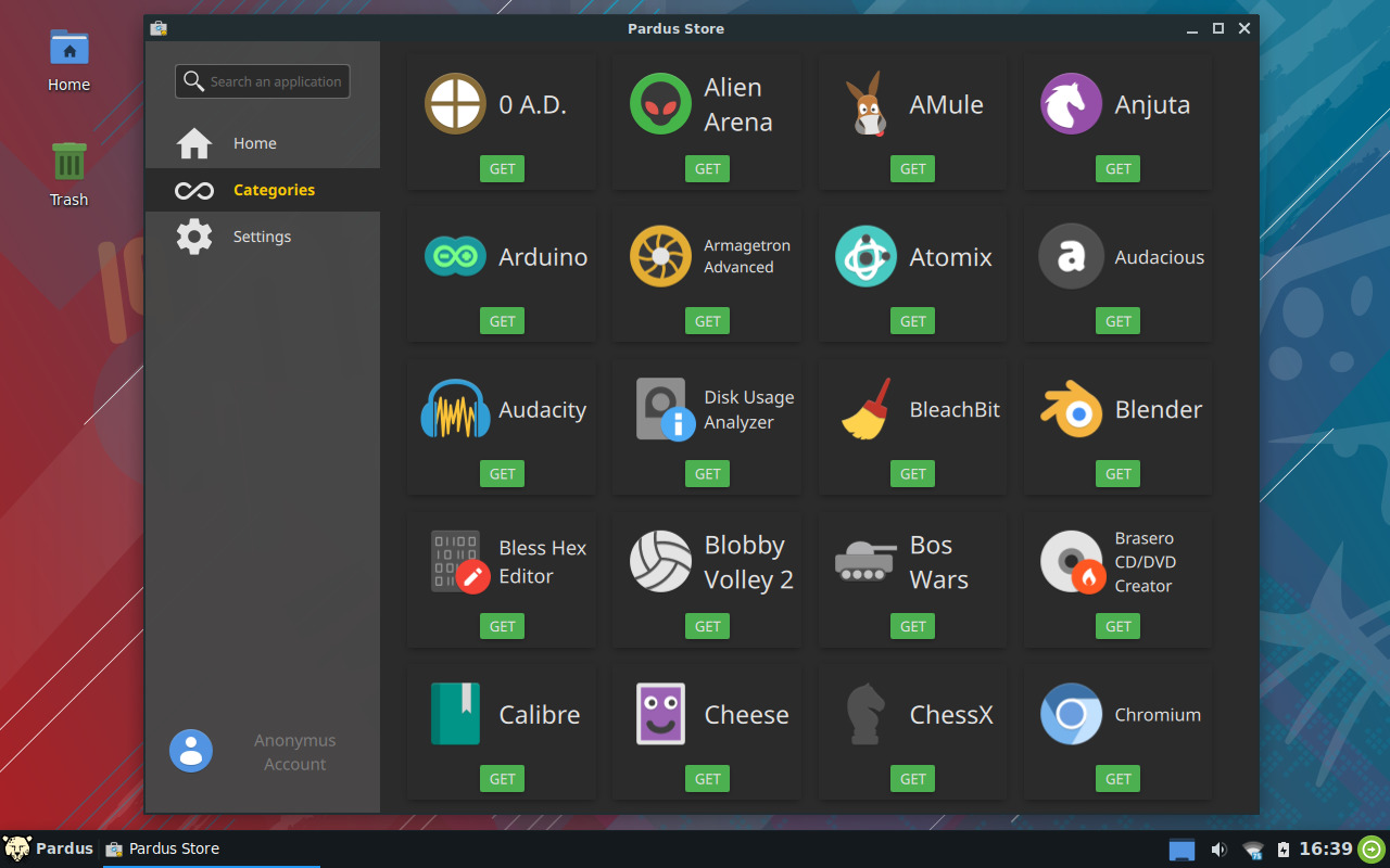 Pardus-19.2-XFCE-amd64 screenshot 3