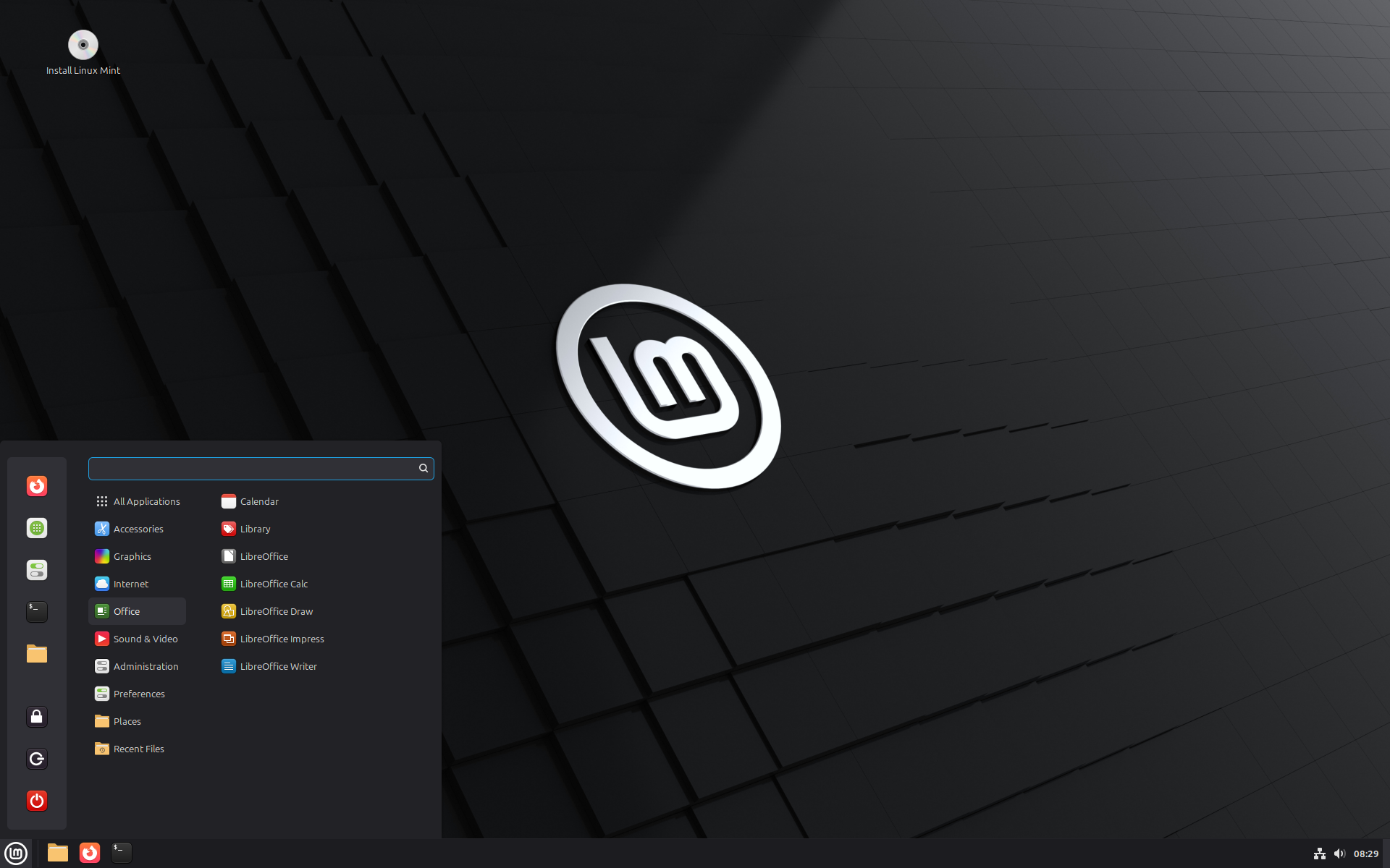 linuxmint-22.2-cinnamon-64bit.iso screenshot 1