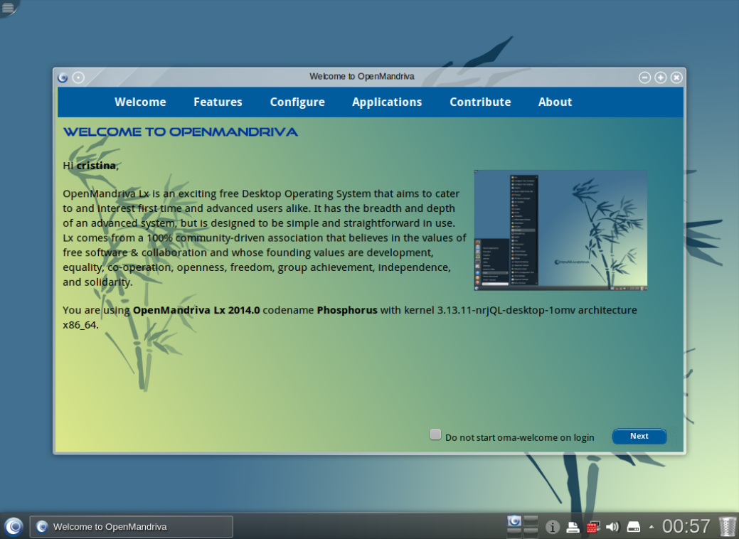 OpenMandriva­ Lx 2014.0 (64-bit) screenshot 3