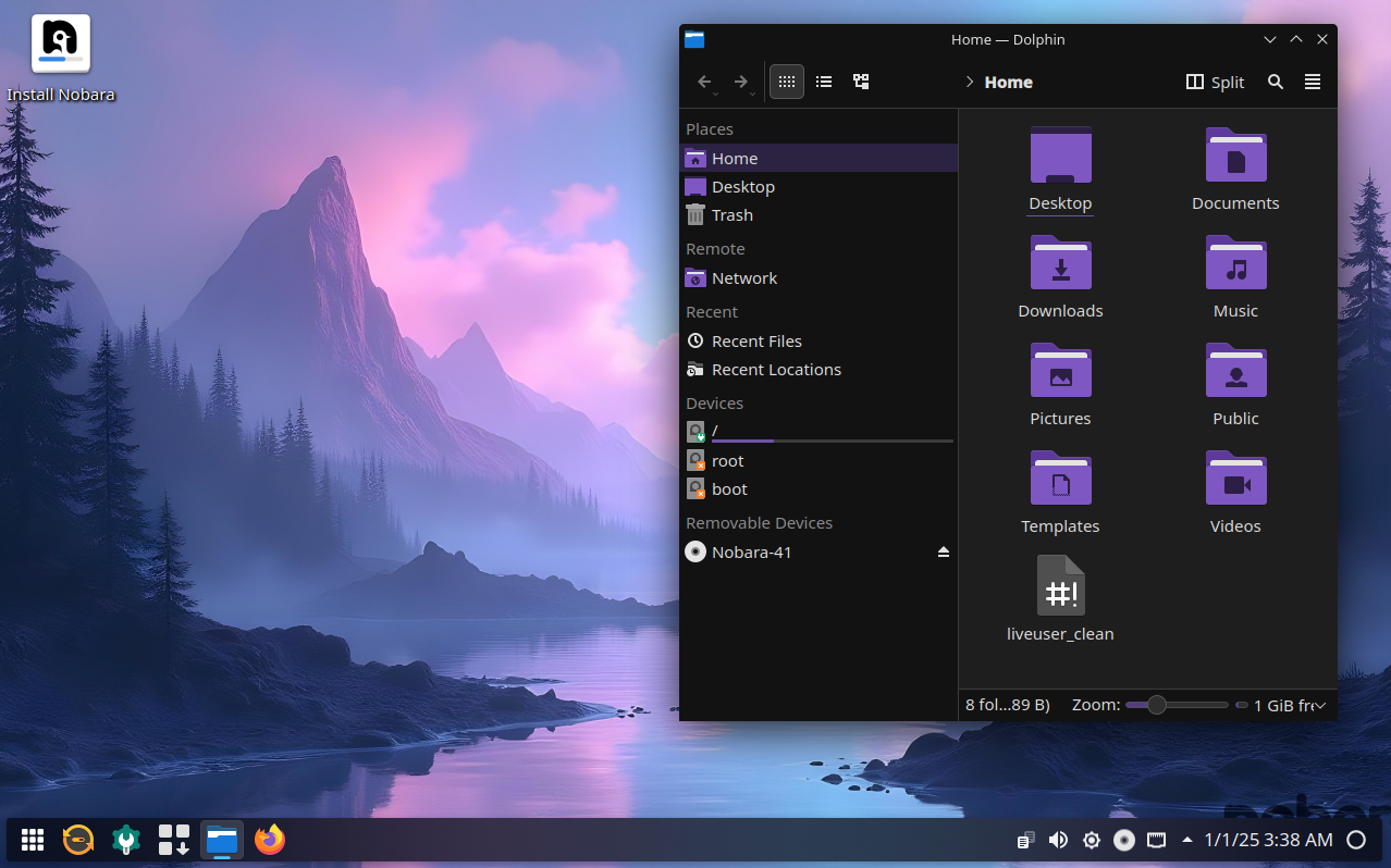 Nobara-42-Official-2025-05-13.iso screenshot 1