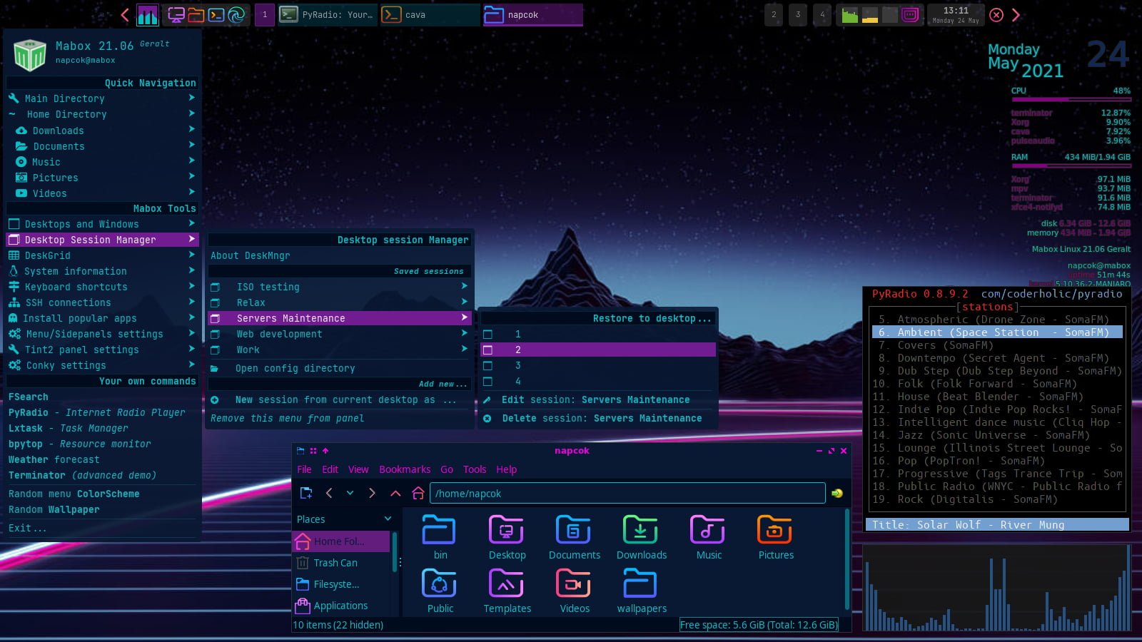 mabox-linux-25.07-Istredd-250717-linux612.iso screenshot 1