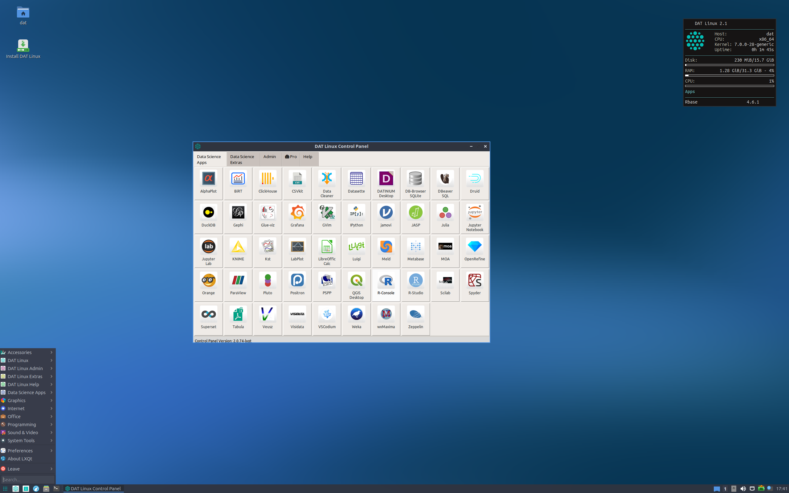 datlinux-2.1-desktop-amd64.iso screenshot 1