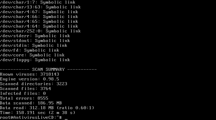 AntivirusLiveCD 28 101 ISO screenshot 3