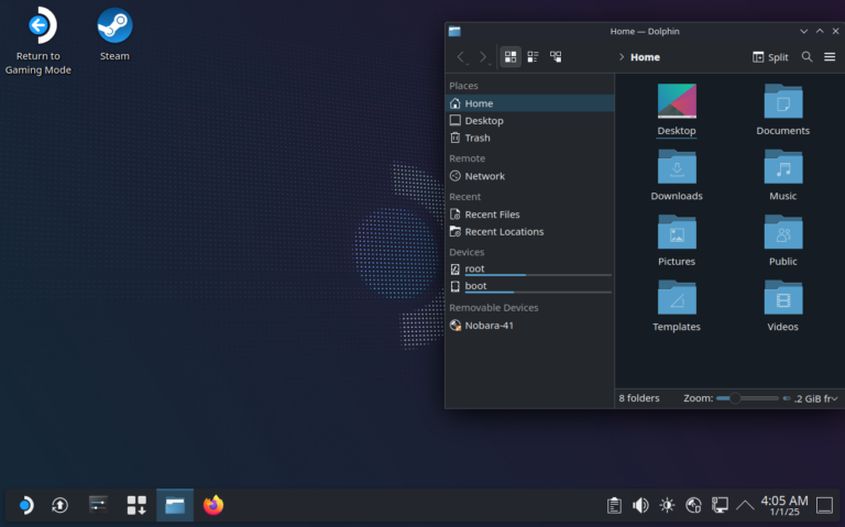 Nobara-42-Steam-HTPC-2025-05-13.iso screenshot 1