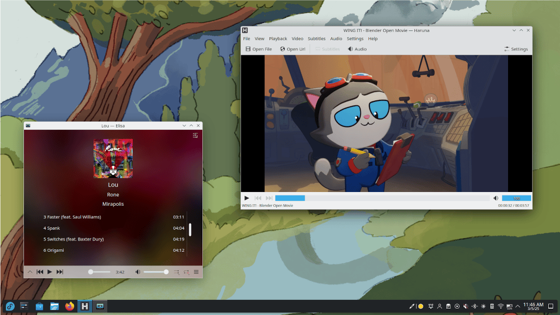 Fedora-KDE-Desktop-Live-x86_64-44 screenshot 1