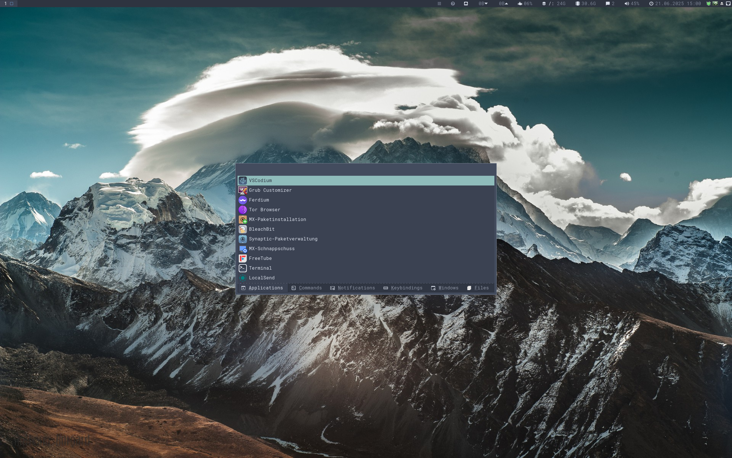 Alien-OS_Regolith_Prime_26.01.iso screenshot 1
