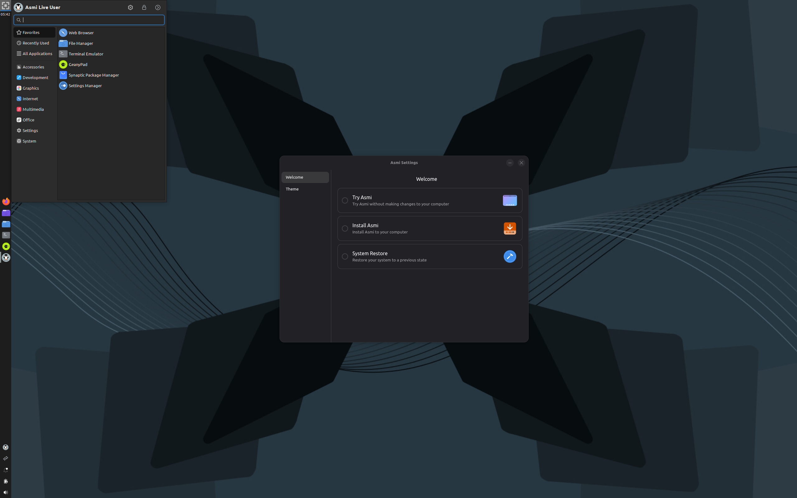 asmi-linux-12-amd64.iso screenshot 1