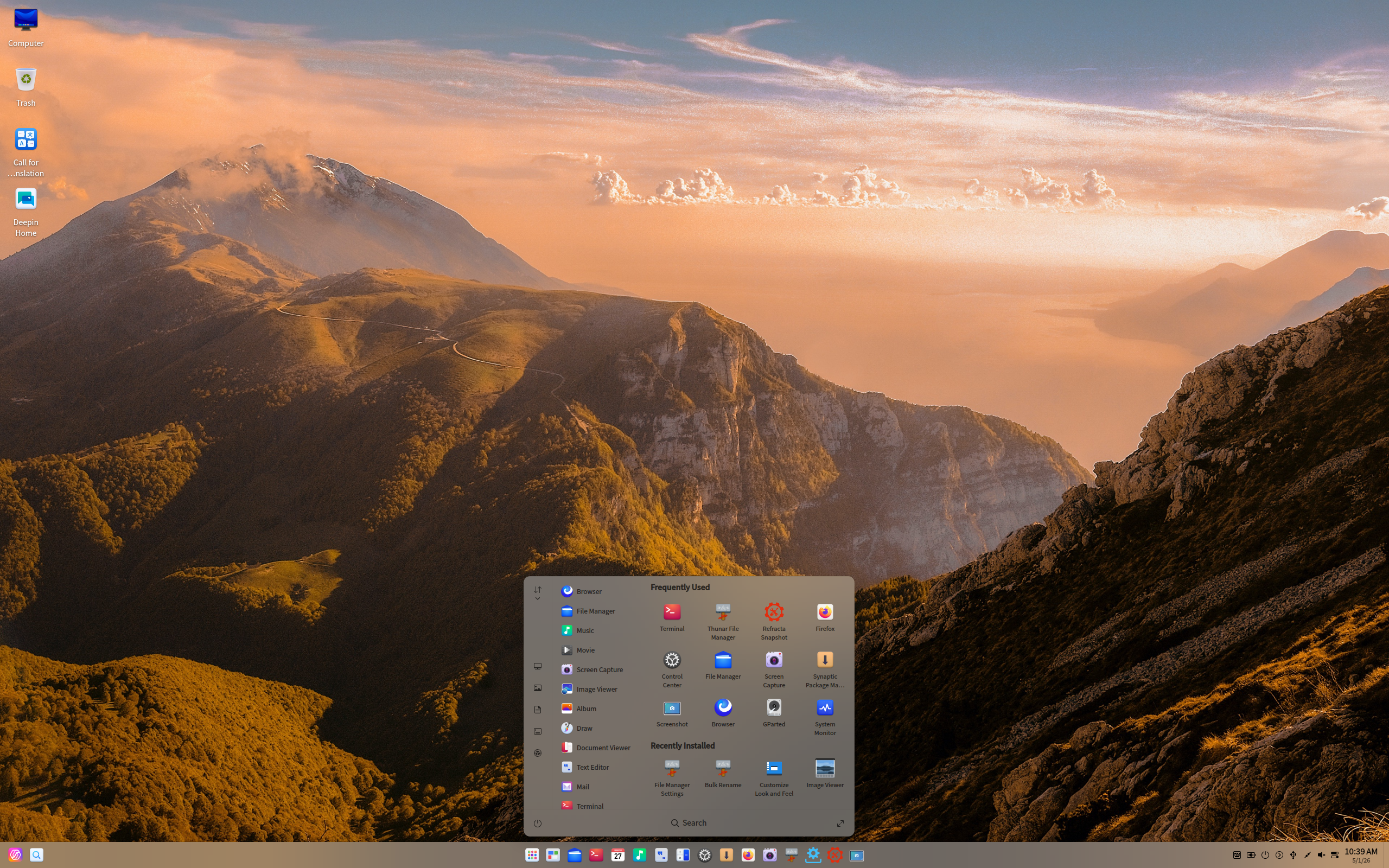 extix-26.7-deepin-25.2-refractasnapshot-5540mb-260710.iso screenshot 1