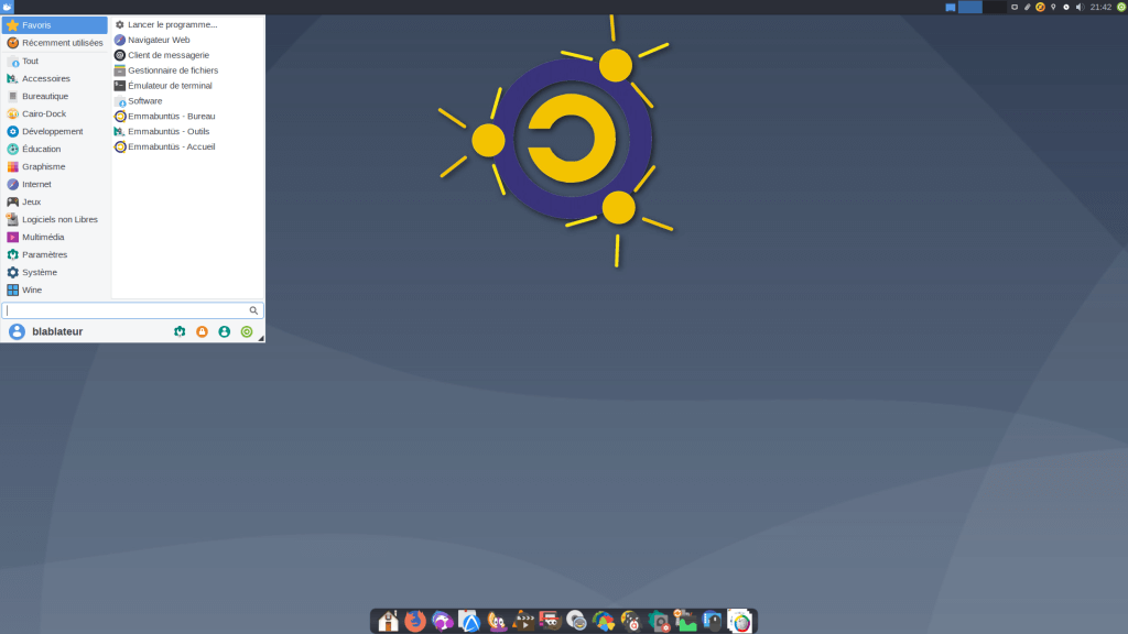 Clone Emmabuntus DE3 1.03 i686 OEM END USER MODERN DESKTOP screenshot 1