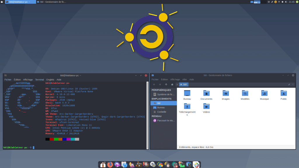 Clone Emmabuntus DE3 1.03 i686 OEM END USER MODERN DESKTOP screenshot 2