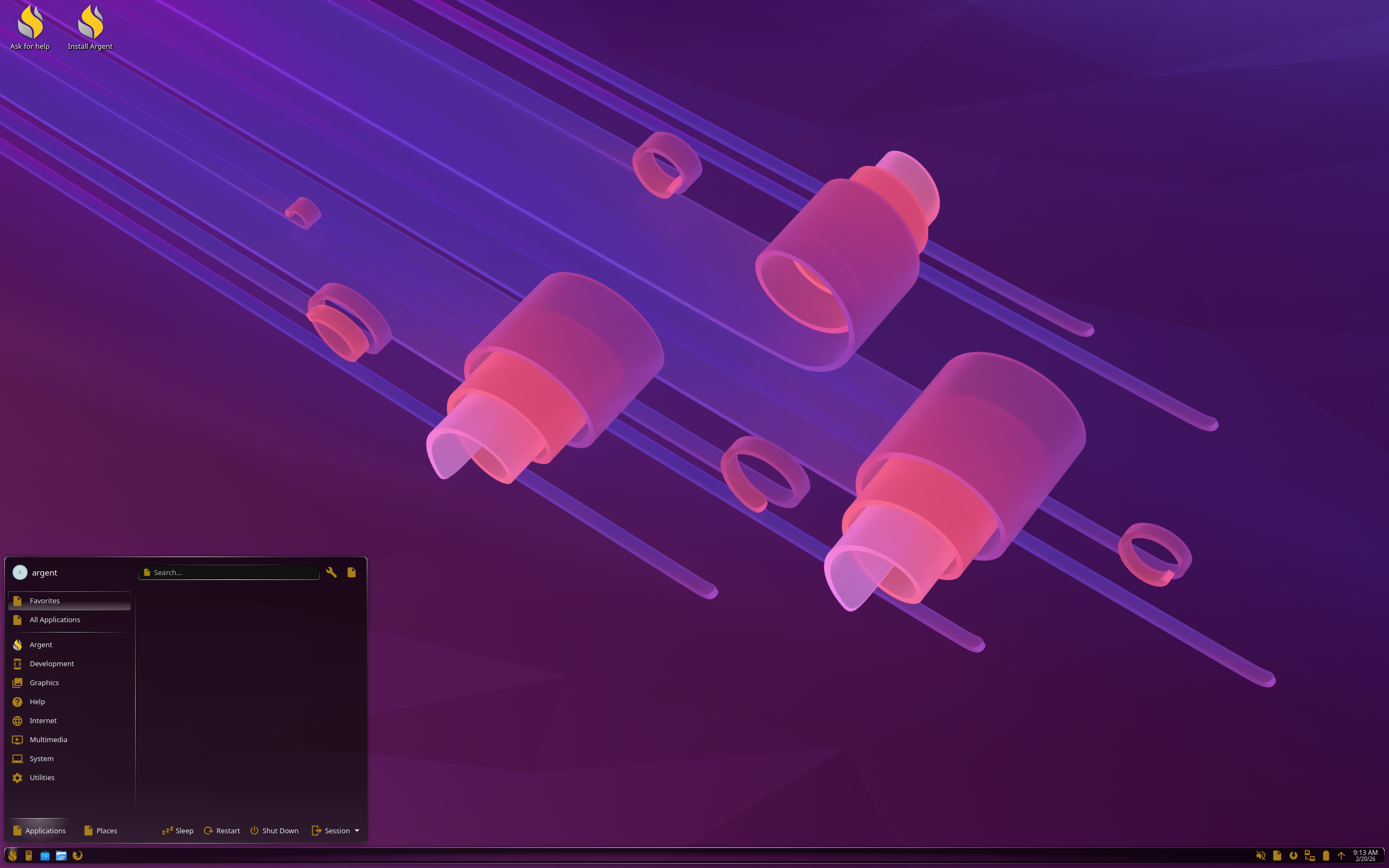 Argent.KDE.BETA.1.5.3-RC6-SLIM.amd64.iso screenshot 1