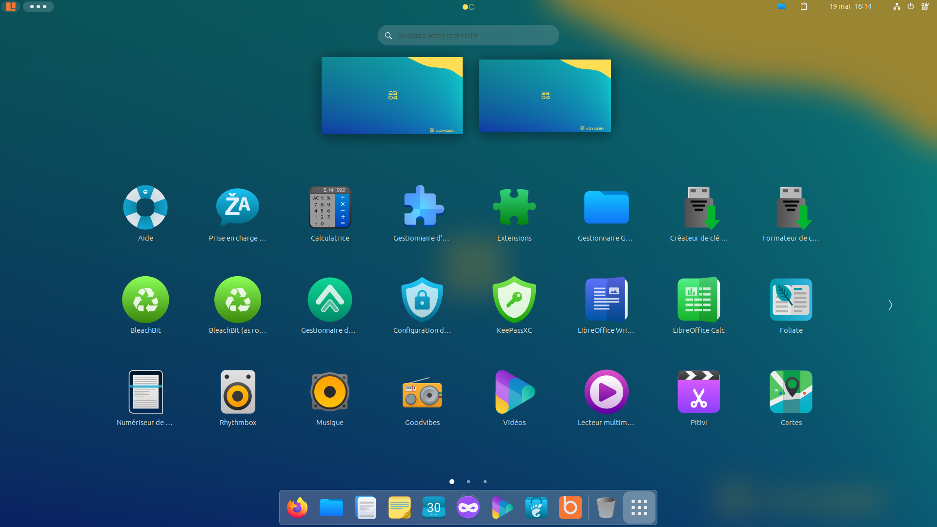 Voyager-24.04.1.2-LTS-amd64.iso screenshot 1