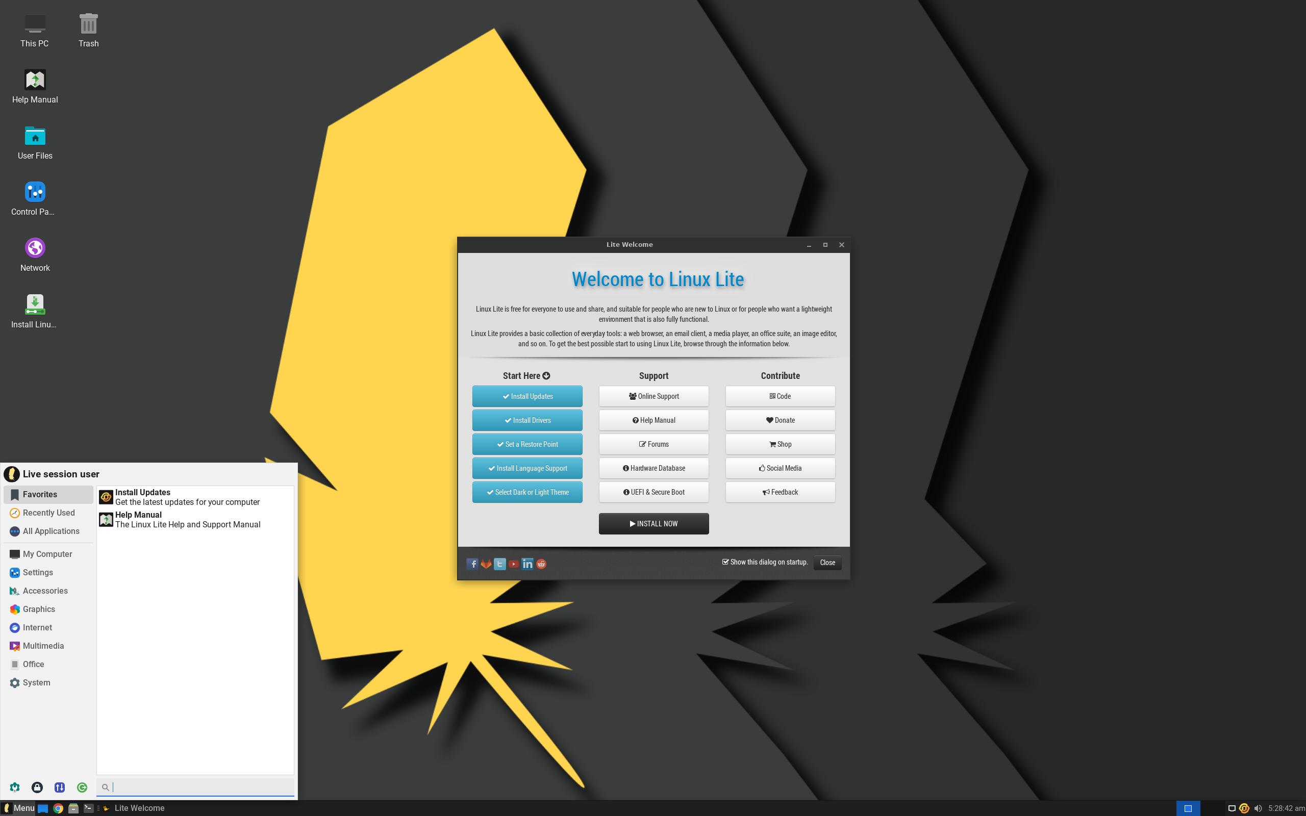 linux-lite-6.2-64bit.iso screenshot 1