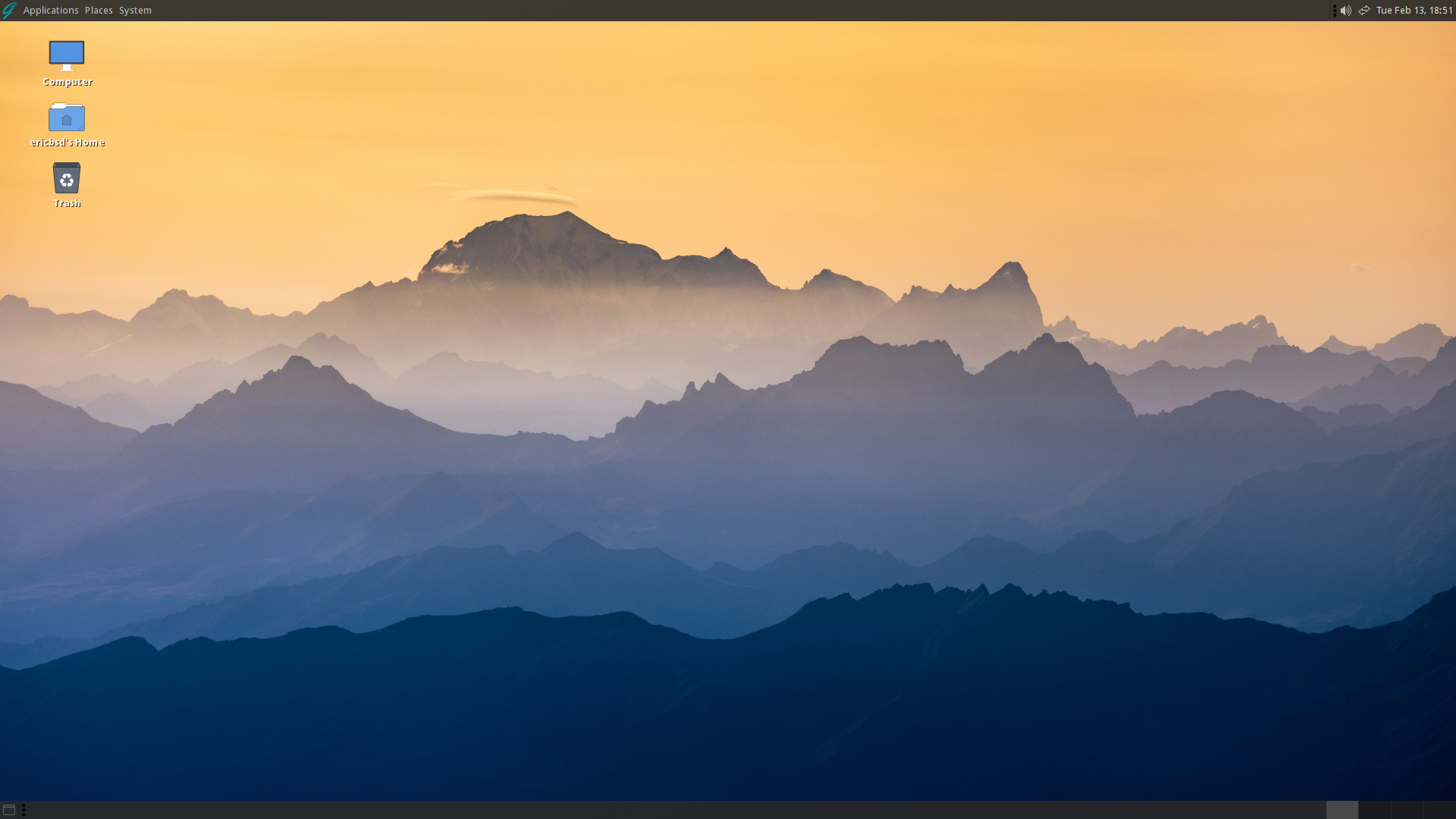 GhostBSD 24.01.1 XFCE ISO screenshot 1