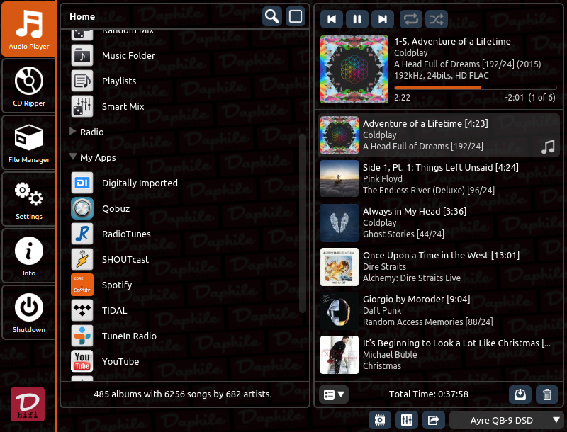 daphile-25.05-x86_64-rt.iso screenshot 1