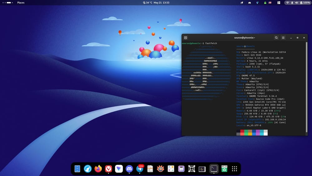 Fedora-Workstation-Live-43_Beta-1.3.x86_64.iso screenshot 1