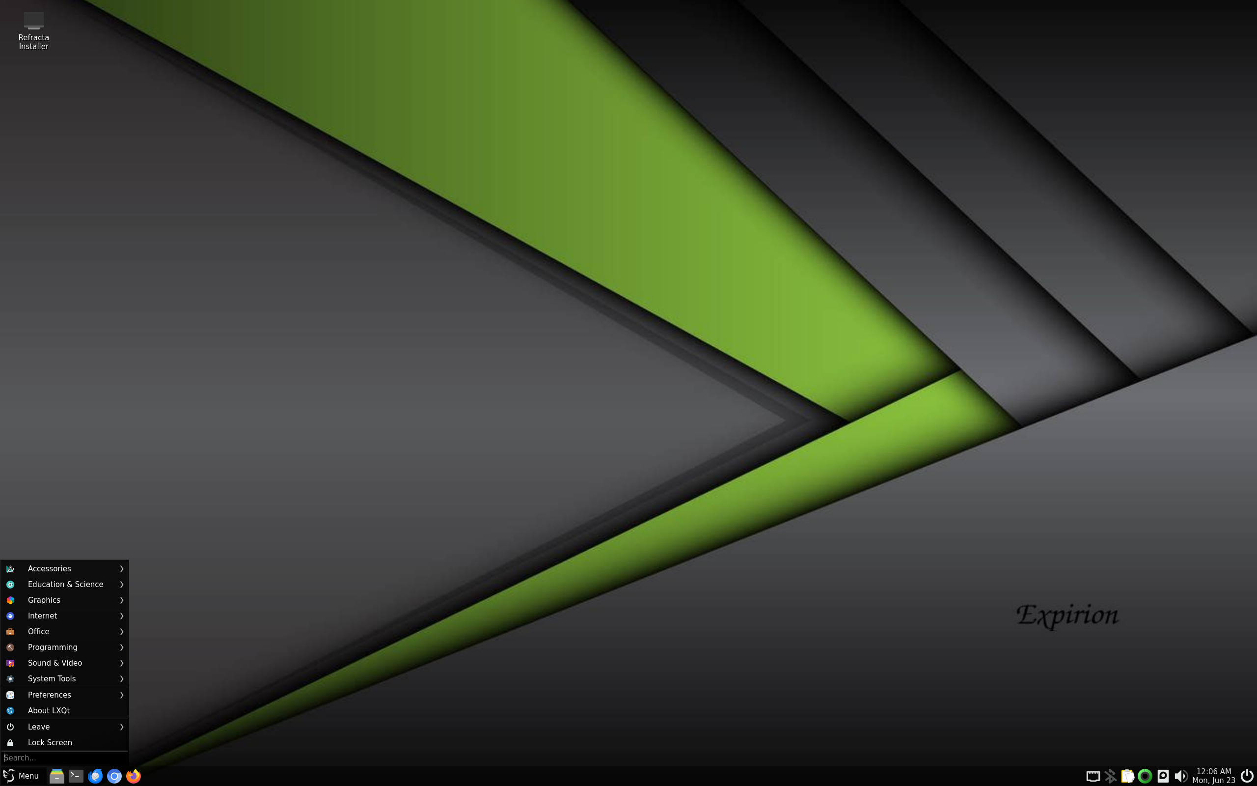 Expirion-6.6-LXQt-280901.iso screenshot 1