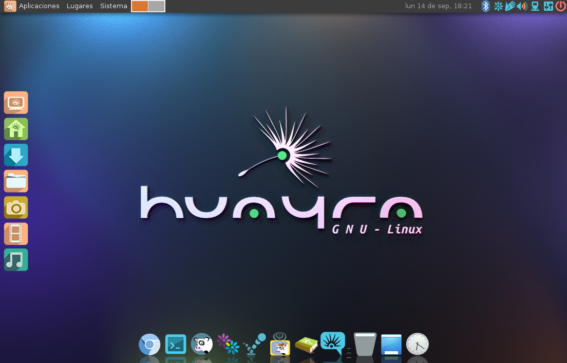 Huayra GNU/Linux 3.1 amd64 screenshot 1