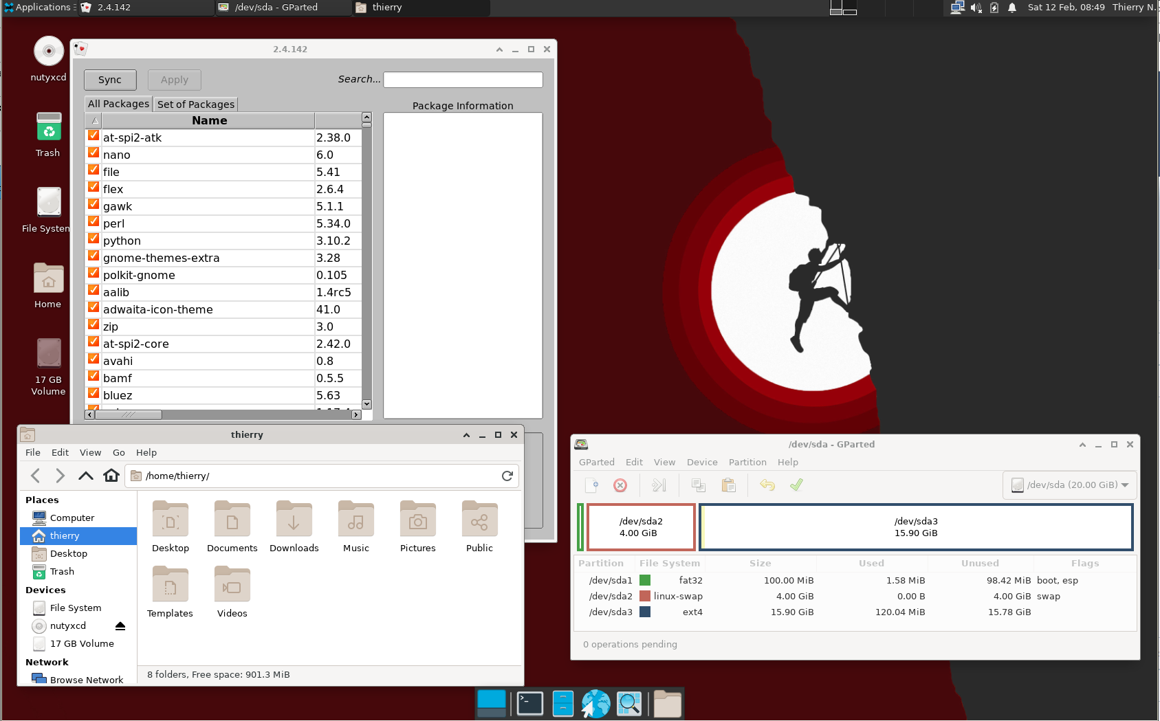 NuTyX_x86_64-22.02.4-XFCE4.iso screenshot 1