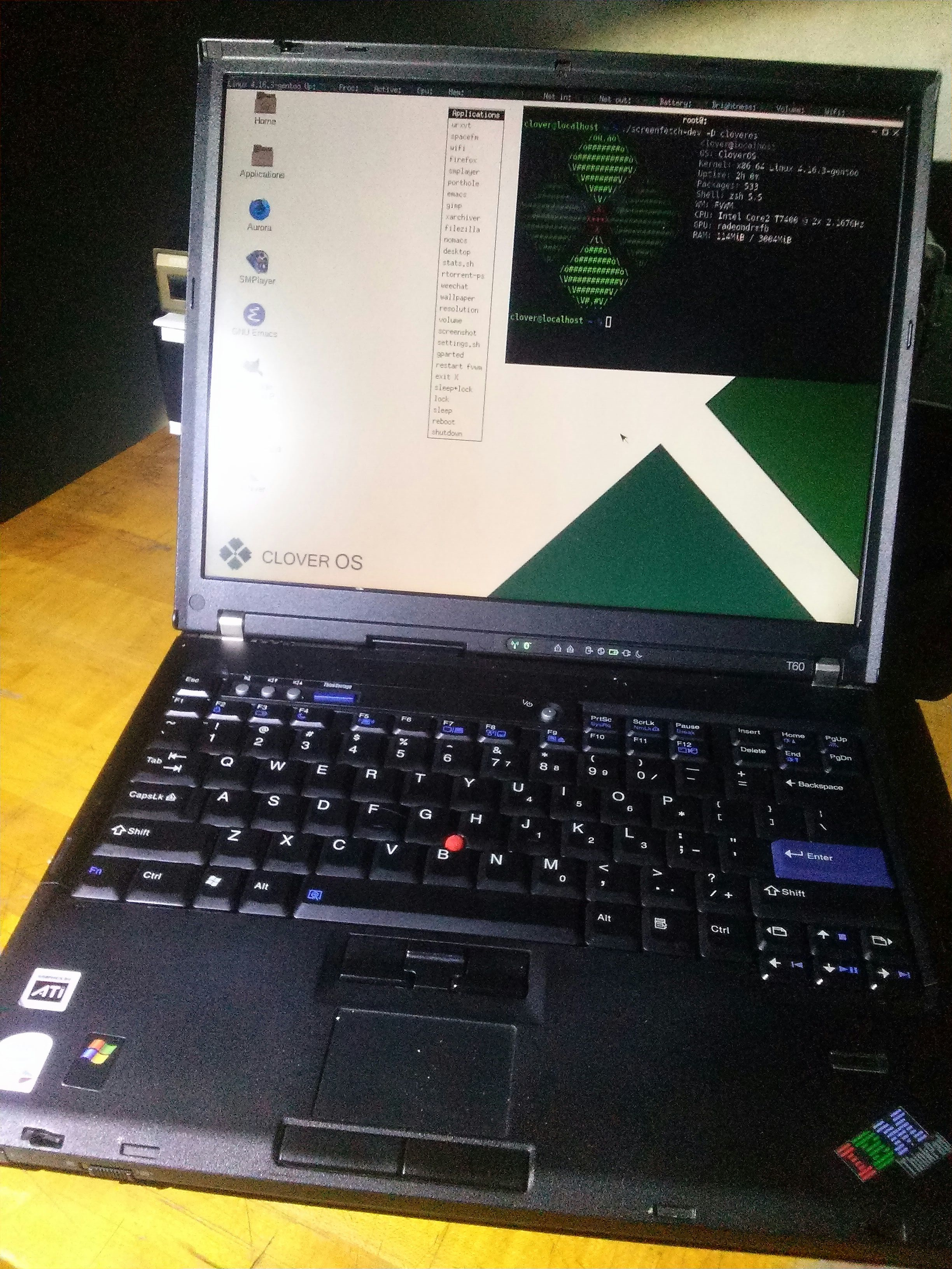 CloverOS-x86_64-20200216.iso screenshot 2