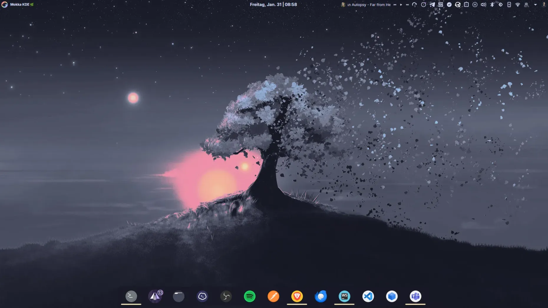 garuda-cosmic-linux-zen-251003.iso screenshot 1