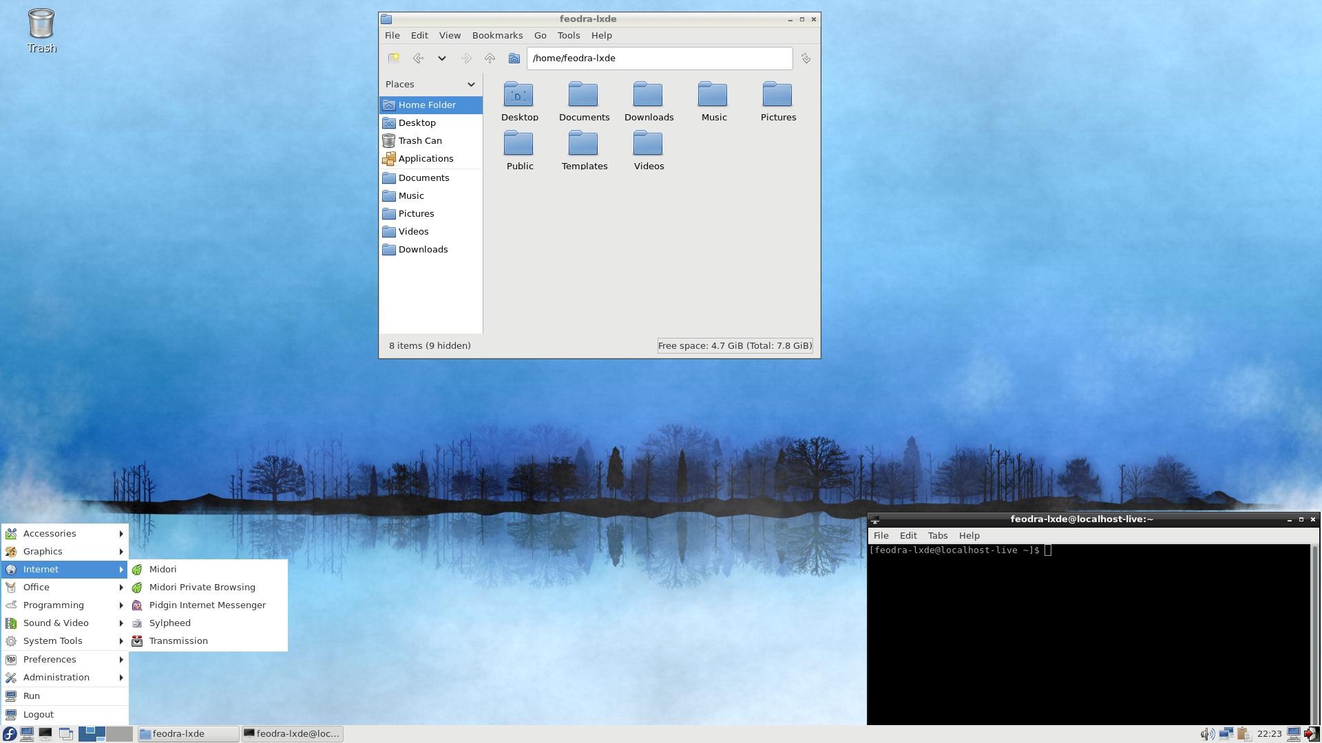 Fedora-Kinoite-ostree-aarch64-42 screenshot 1