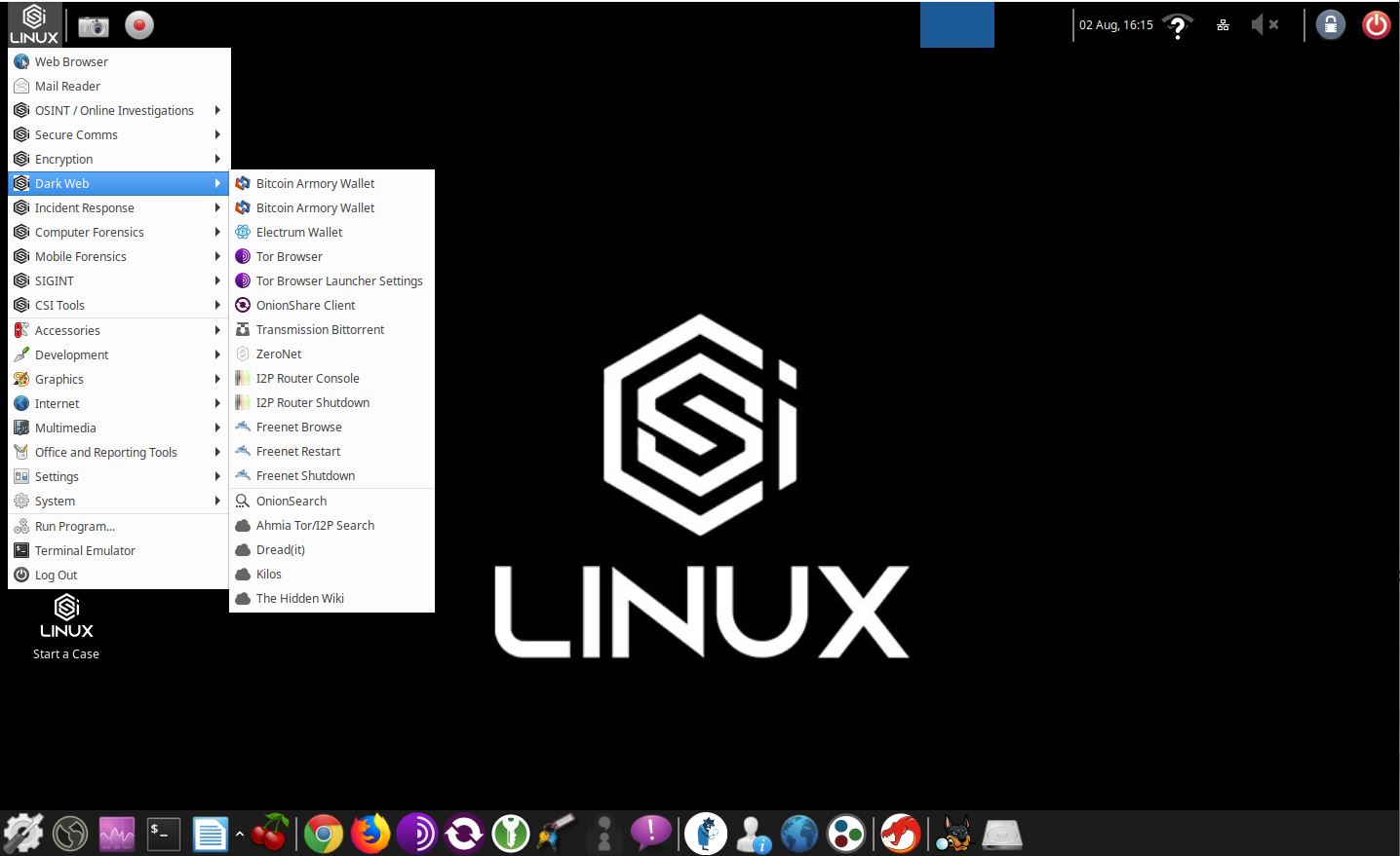 CSI Linux 2020.3 Bootable screenshot 3