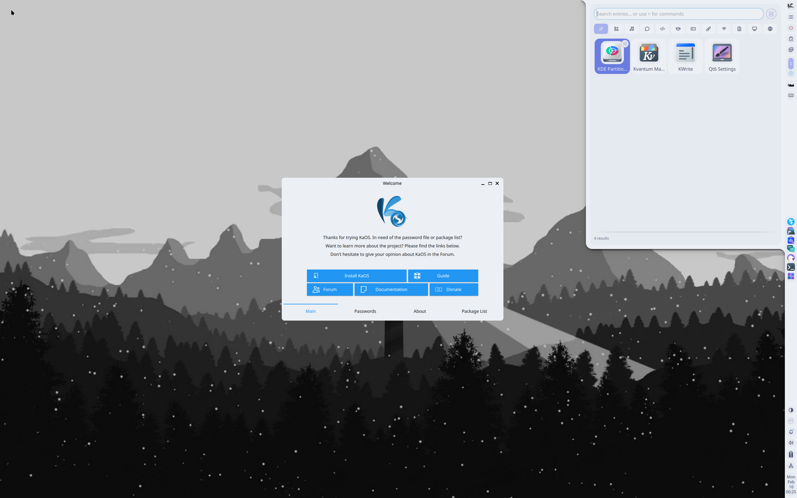 KaOS-DINIT-2026.06-x86_64.iso screenshot 1