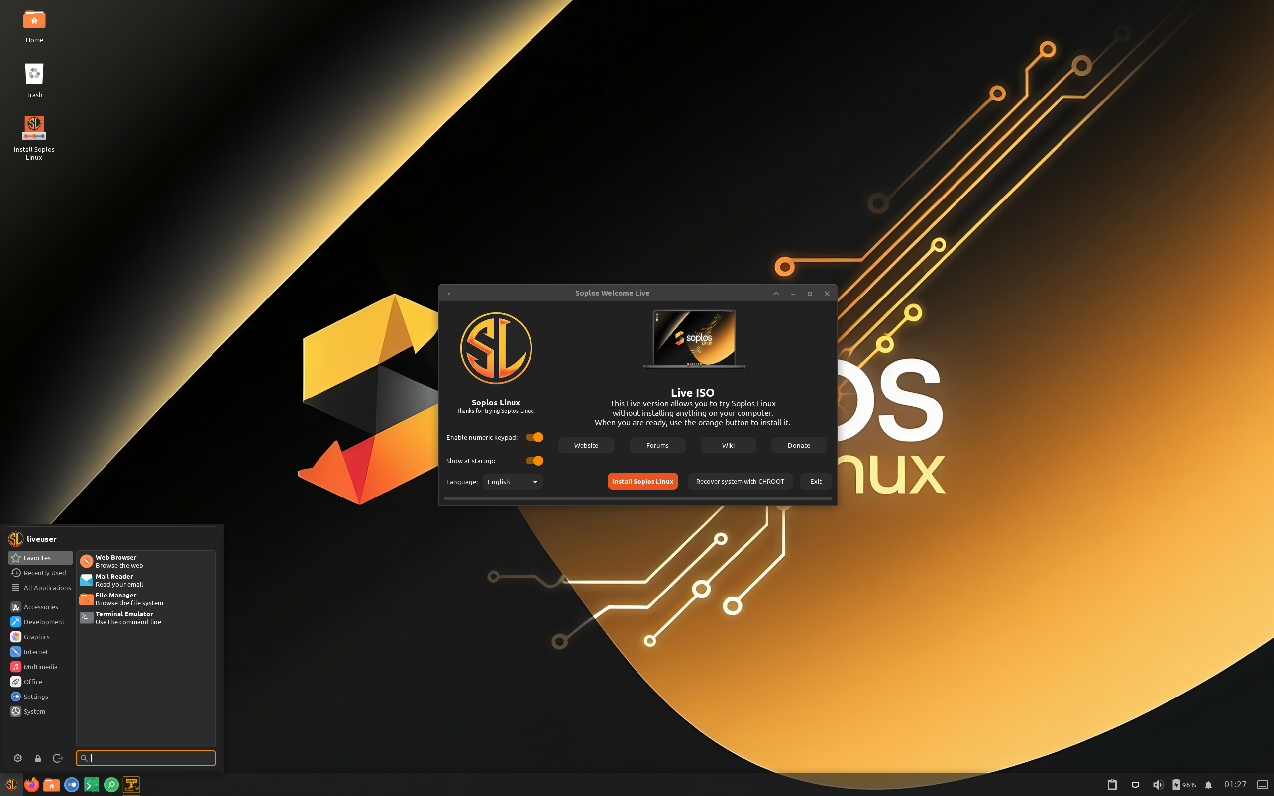 soplos-linux-tyson-rc1.iso screenshot 1