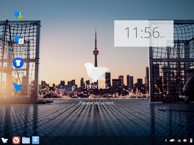 Feren OS x64 Classic 20191225 screenshot 1